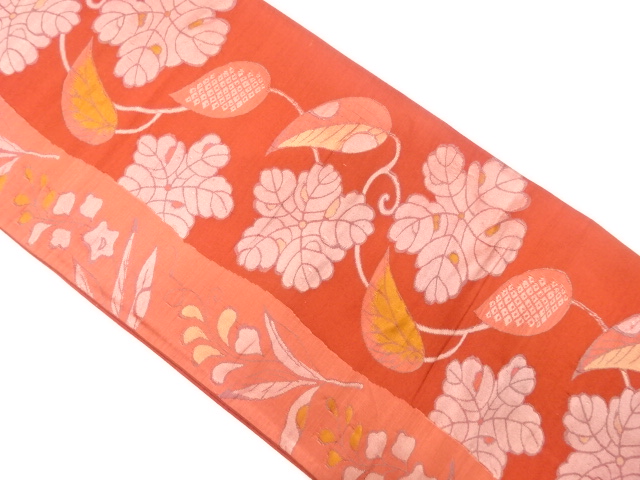 JAPANESE FUKURO OBI / WOVEN WAVY STRIPE